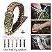 WEREWOLVES Outdoor Survival Multi Functional EDC Tactical 7 Core Parachute Survival Rope Bracelet With Packet Knife Self Defense