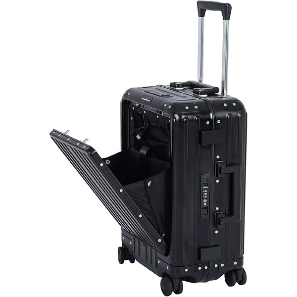 Amazon.com | AIWEINY Zipperless Luggage, Polycarbonate Aluminum