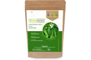 Foodherbs Adathoda Powder 200 GMS/0.44 lbs Adathoda Vasica Adulsa