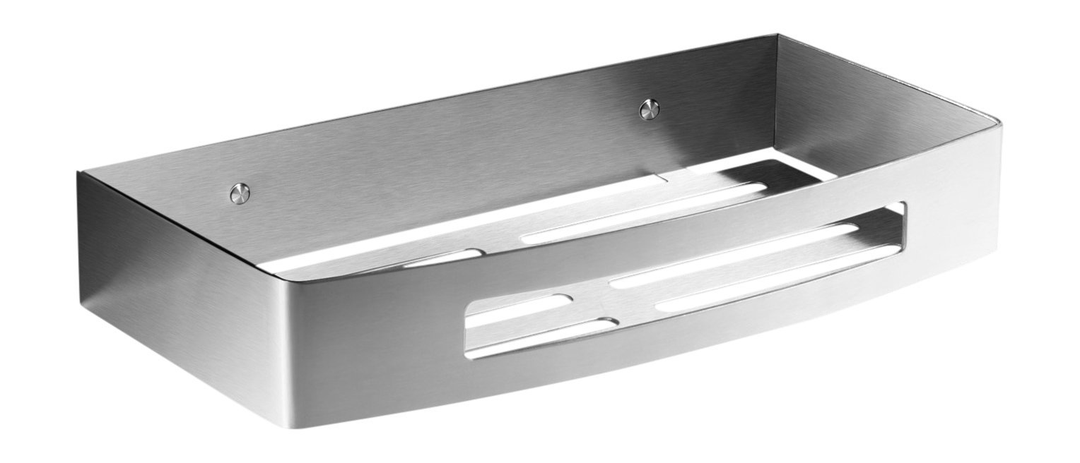 Ambrosya - Stainless Steel Shower Basket - Bathroom Bathroom Shelf Shower Shelf Corner Shelf Holder Basket Shelf Wall Shelf