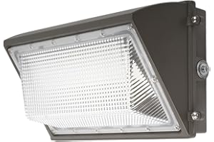 EUANTLLD 60W LED Wall Pack Light with Dusk to Dawn Photocell,9000LM 5000K Daylight,AC100-277V Input,400W HPS/HID Replacement, Warehouses,Industrial,Building Perimeters,Garden Garage,ETL Listed,