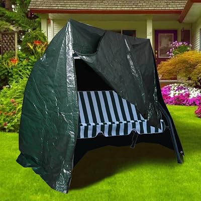 RAM ONLINE Heavy Duty Waterproof 3 Seater Hammock Cover with Zip 215cm Green