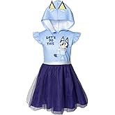 Bluey Bingo Girls Mesh Cosplay Dress Toddler to Big Kid