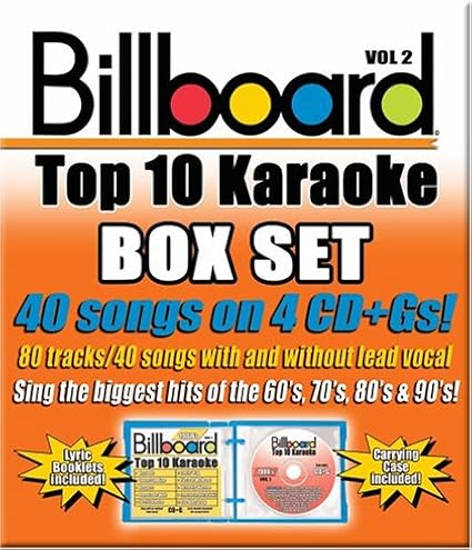 Billboard Karaoke Billboard Top 10 Karaoke Vol 2 Amazon Com