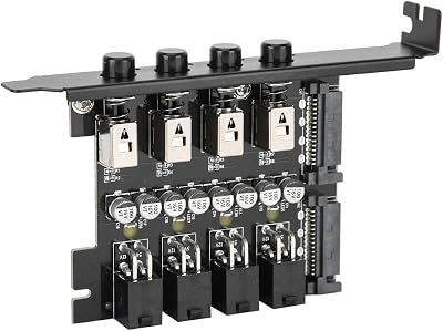 Annadue HDD Power Switch Module SATA Drive Switcher 4x 15Pin Cables Desktop PC