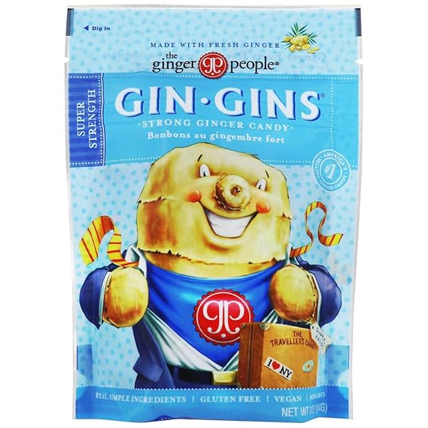 GINGER PEOPLE GIN GINS GINGER CARAMEL CANDY – 3 OZ