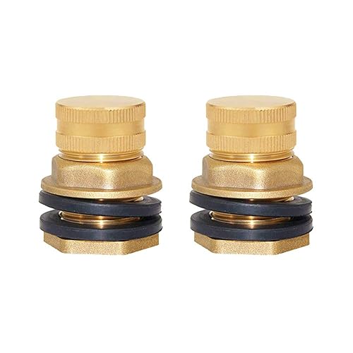 4 Pcs Garden Hose Cap 3/4" Ght Male Brass Pipe Plug Outer - View #2