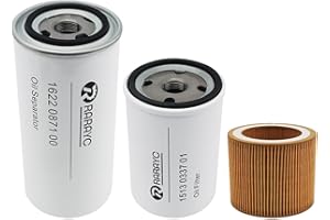 RARAYC 2901091900 Air Oil Compressor Filter Kit Compatible with Atlas Copco Compressor GX7, GX11, GA7, GA11 Replacement Part Number 622087100 1513033701 1613900100