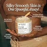 Bare Botanics Matcha Eucalyptus Sea Salt Body Scrub 24oz Natural Vegan Cruelty view 6