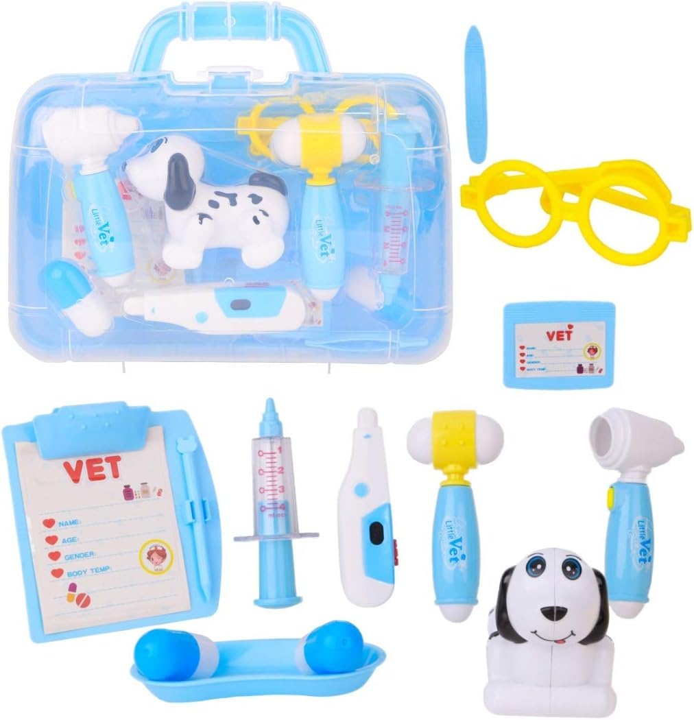 Toyland® Vets Carry Case Pretend Play Sets With Accessories - Children's Role Play Toy's