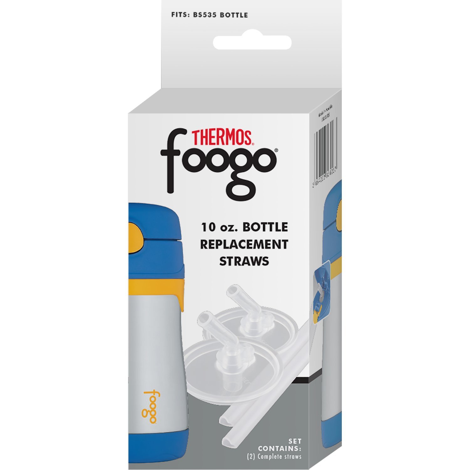 THERMOS FOOGO Replacement Straw Set for THERMOS 10Ounce Straw Bottles