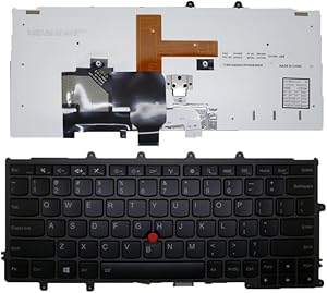 Laptop Keyboard for Lenovo Thinkpad X240 X240S X250 X260 X270 English US 04X0177 04X0215 0C44015 MP-12M53USJG62W CS13XBL-83US with Backlit Black New