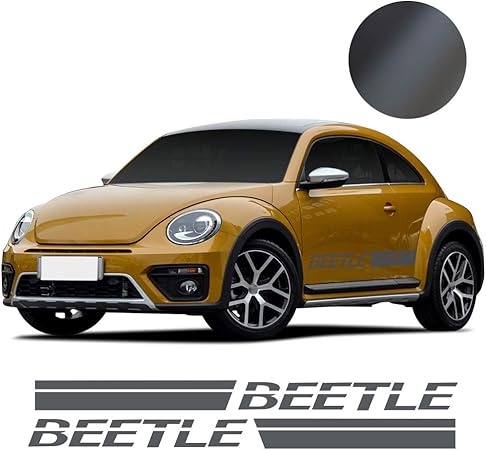 Amazon Charminghorse フォルクスワーゲンビートル用 車ボディステッカー カスタマイズ可 モータースポーツ ドアサイドストライプステッカー デカール Vw002 ステッカー デカール 車 バイク