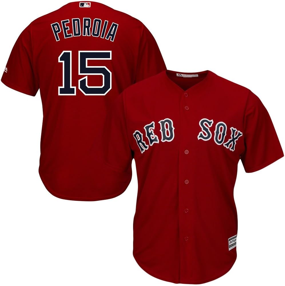 Amazon.com: Majestic Dustin Pedroia Boston Red Sox MLB Youth Red Alternate Cool Base Replica 