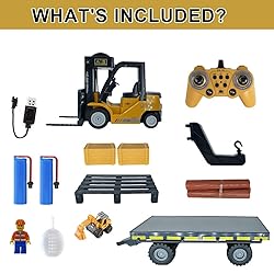 KNACKTOYZ Remote Control Forklift with Flatbed