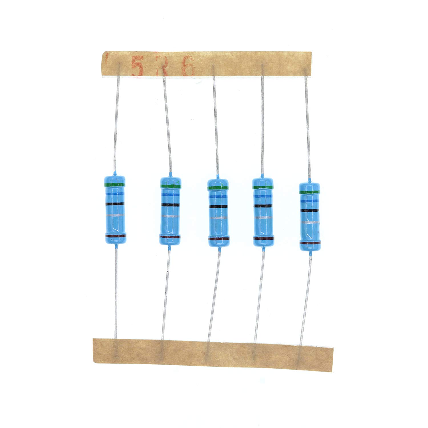 HUABAN 50PCS 2 Watts 2W 5R6 5.6 Ohm 1% Metal Film Resistor
