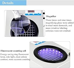 100-240V Bacterial Colony Counter, Microbiology