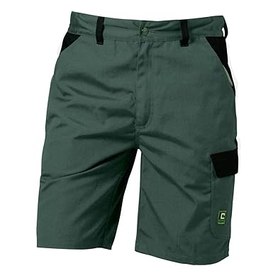 Elysee Rio Canvas-Shorts ? Schwarz | Grau | Robustes Gewebe | Abrieb- u. Reißfest | Teilelastischer Bund | Dreifache Kappnäht