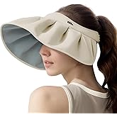 BENEUNDER Sheel Sun Hats for Women Wide Brim Foldable UV Protection UPF50+ Visors for Outdoor Travel Vacation
