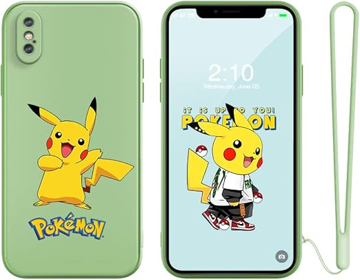 Amazon Com For Iphone 11 Case Cover Slim Cartoon Kids Girls Animals Tpu Soft Straight Edge Liquid Silicone Shockproof Protector Cover Skin For Apple Iphone 11 6 1 With Free Lanyard Gift
