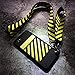 Keklle Design x Street Fashion - Slim Flexible TPU Durable Protective Case with Designer Lanyard for iPhone case (iPhone 7 & 8 Yellow)