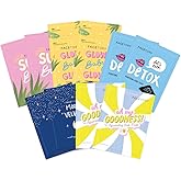 FACETORY Collection Facial Mask Set - Hydrating, Purifying, Soothing, Moisturizing, and Revitalizing - Soft, Form-Fitting Face Masks, For All Skin Types - No Sulfates No Parabens (10 pc)