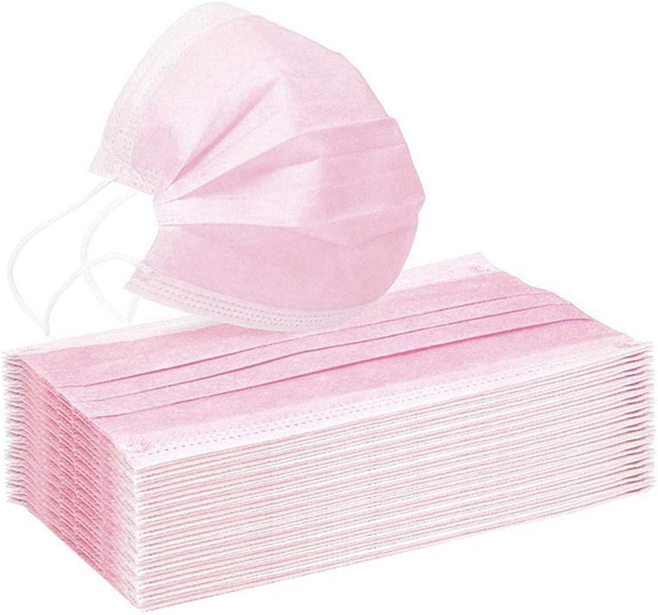 Gokeop 10PCS Pink Face Layer, Nose and Mouth Isolated from Dust, Keep Family and People Healthy, for Outdoor Environment, Sport, Party and Work, for Adults: Health & Personal Care