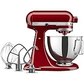 Kitchen Aid Tilt-Head Stand Mixer 4.5 Quart KSM85PBER, Empire Red