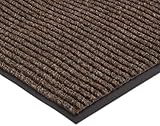 NoTrax 117S0035BR 117 Heritage Rib Entrance Mat, for Lobbies and Indoor Entranceways, 3' Width x 5' Length x 3/8