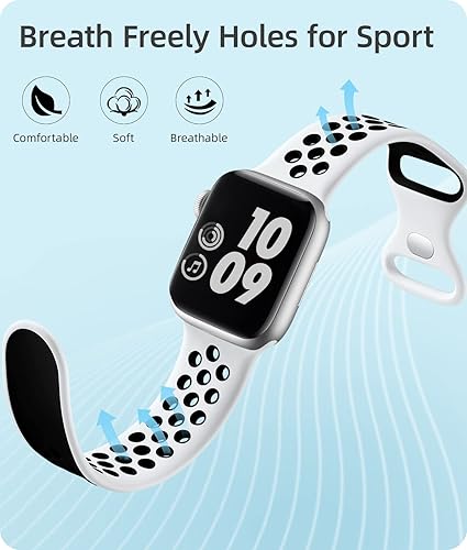 Keponew Sport Bands Compatible with Apple Watch Bands for Men