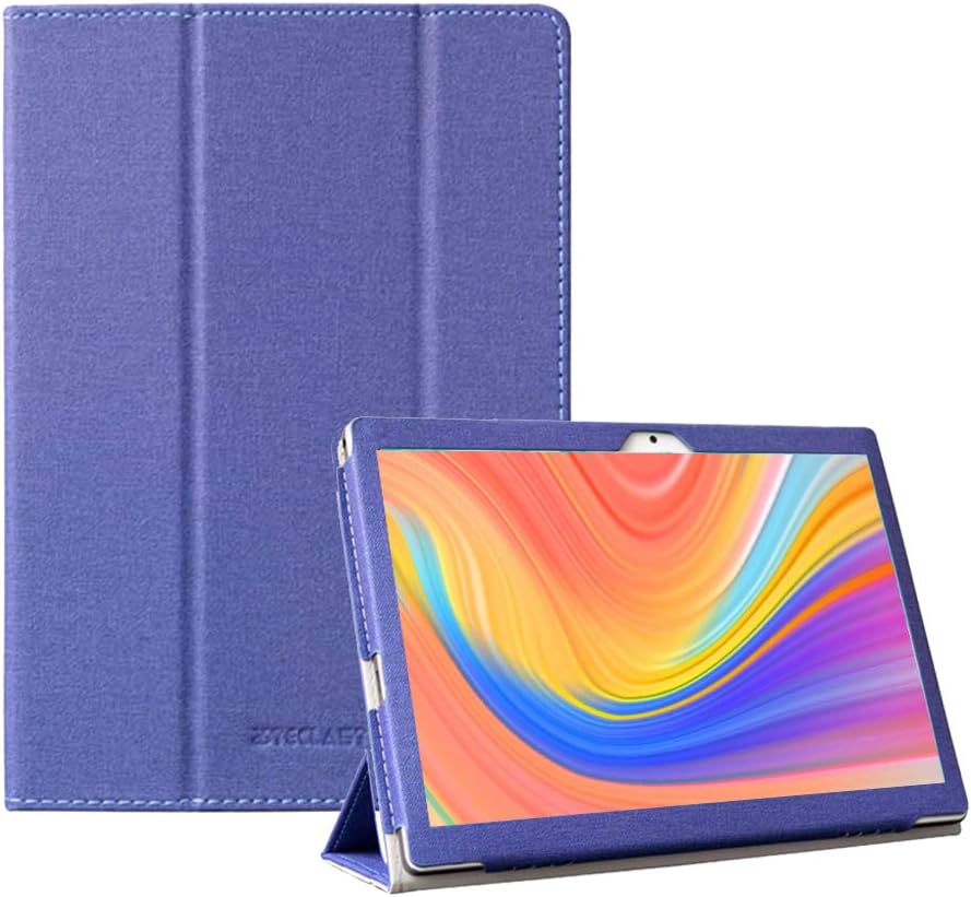 RLTech Case for VANKYO MatrixPad S10, Slim Lightweight Smart Shell Folio Cover case with Stand Function for VANKYO MatrixPad S10, Blue