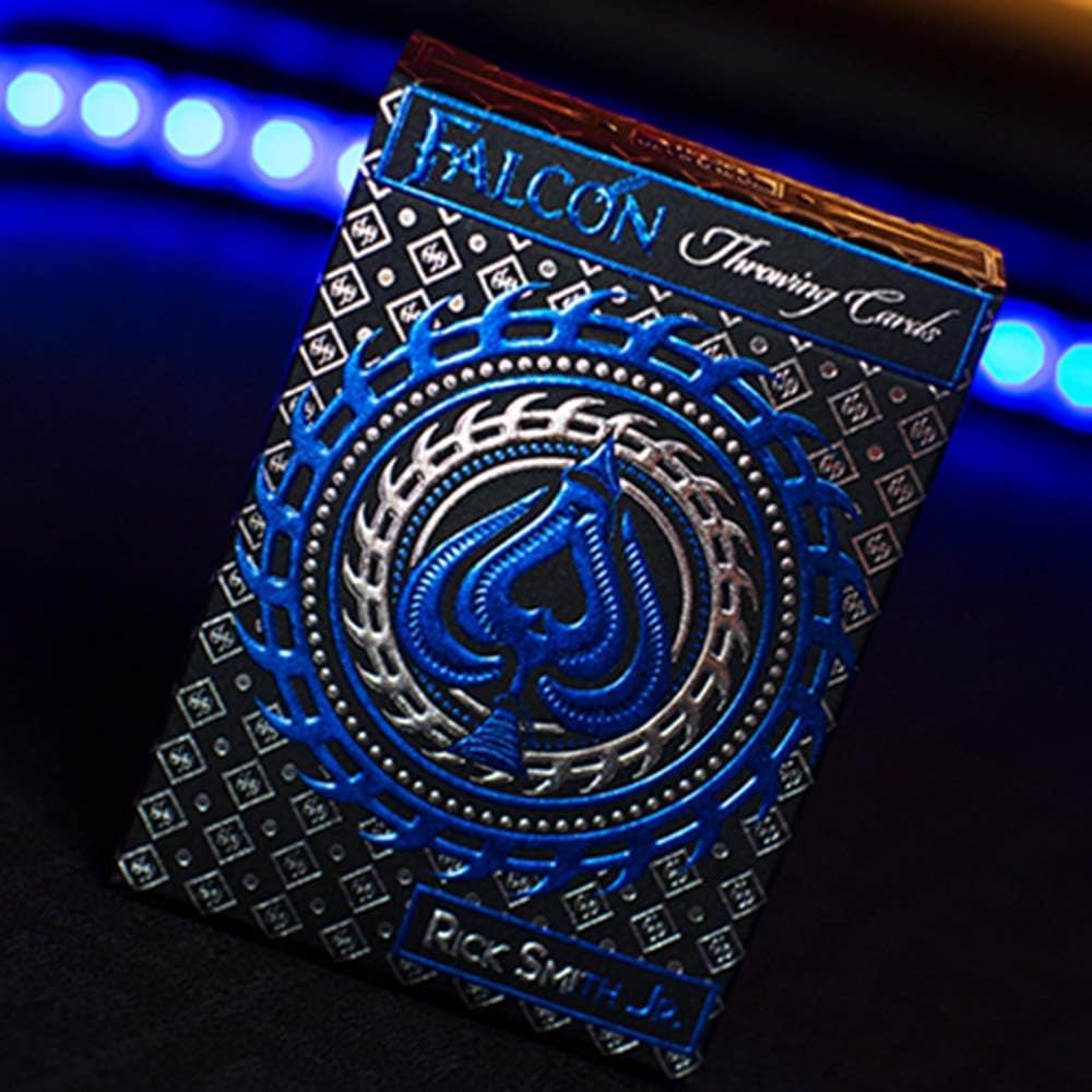 Silver Falcon Throwing Cards (Foil) Including A Deck Sleeve