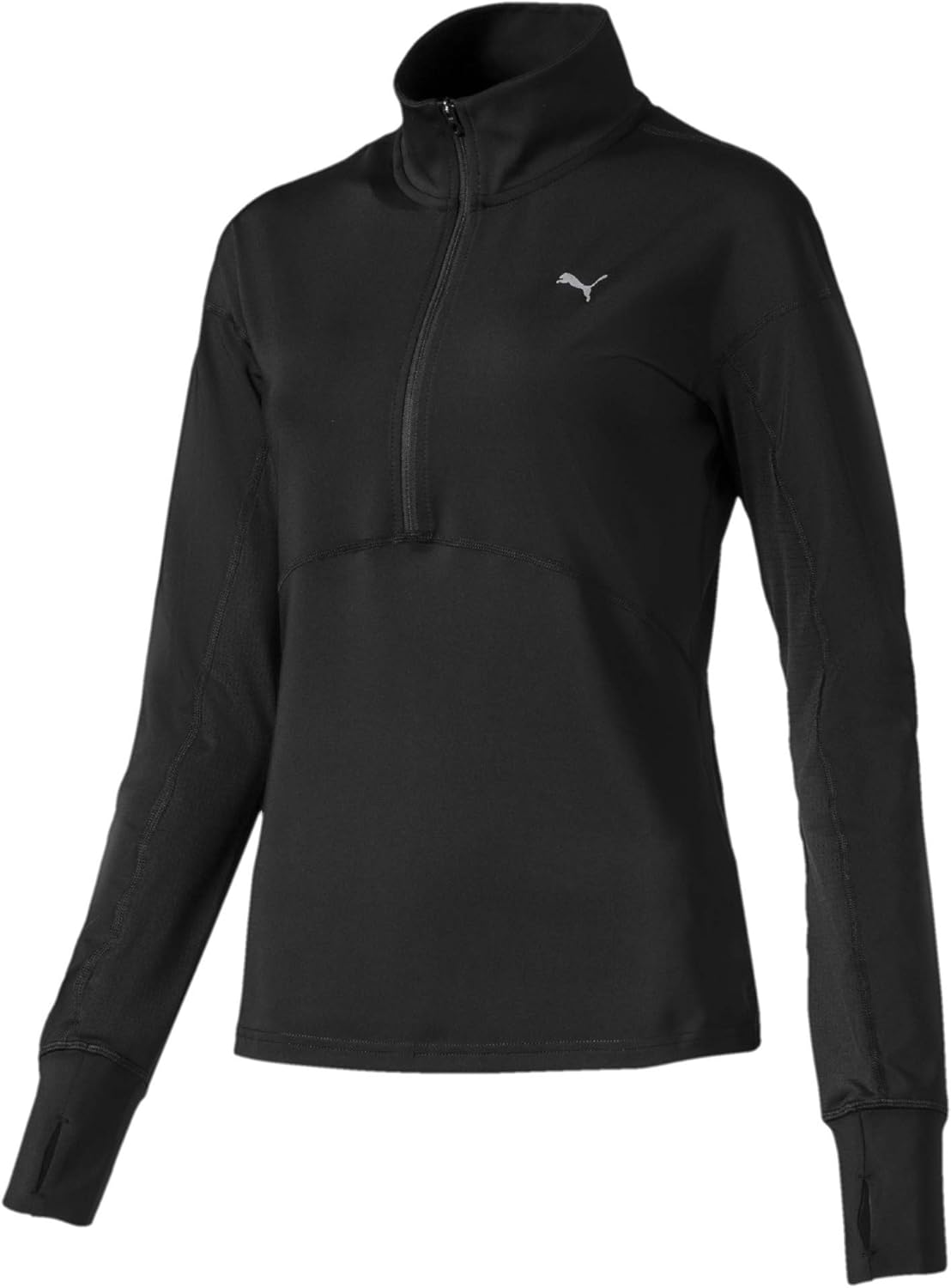 PUMA Ignite Long Sleeve Women's Running Pullover Puma Black M Amazon