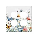 OILbiexn Outlet Covers Vintage Watercolor