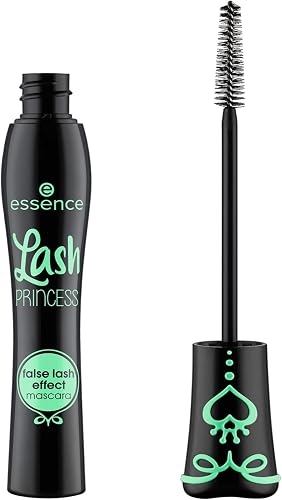 essence Lash Princess False Lash Effect Mascara, Black (Pack of 1) | Volumizing & Lengthening, Clump-Free Fiber Brush, Defines and Separates; Vegan, Cruelty Free, Paraben Free, Oil Free