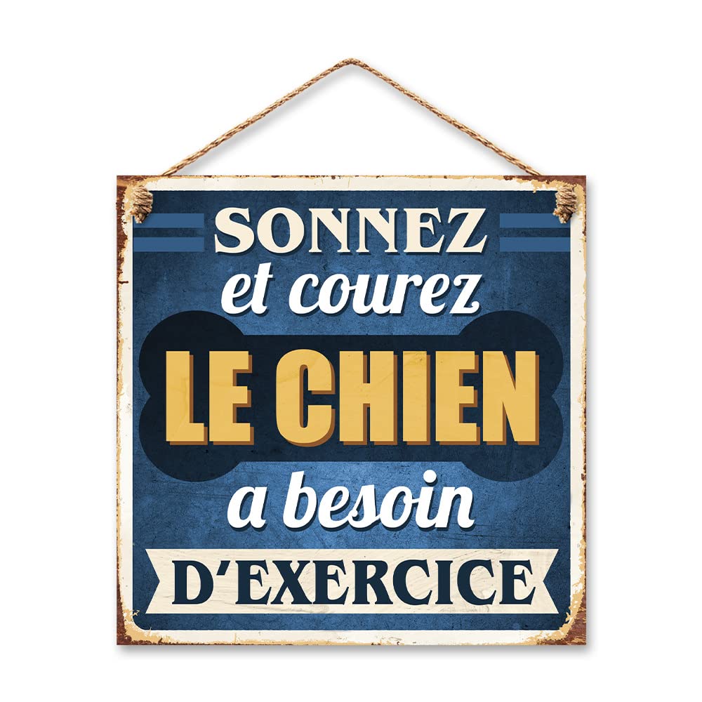 STC – Metal Plaque with Sound and Run, The Dog in Need of Exercise