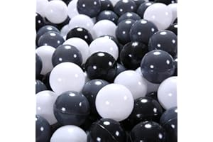 GUESVOT Ball Pit Balls Plastic Balls for Ball Pit Phathalate Free BPA Free Plastic Balls 100pcs 2.2" Set for Toddlers for Play Tent Tunnel