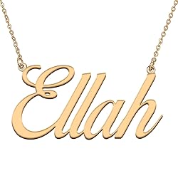 HUAN XUN Customized Custom Simple Any Name Necklace