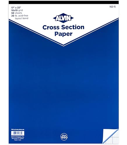 Amazon.com : ALVIN Cross Section Graph Paper Pad 11