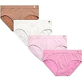 Limited Too Girls Underwear - 4 Pack Soft Microfiber Tag Free Seamless Girls Hipster Panties