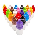 XXUOD 50 PCS 5ml Plastic Squeezable Eye Liquid
