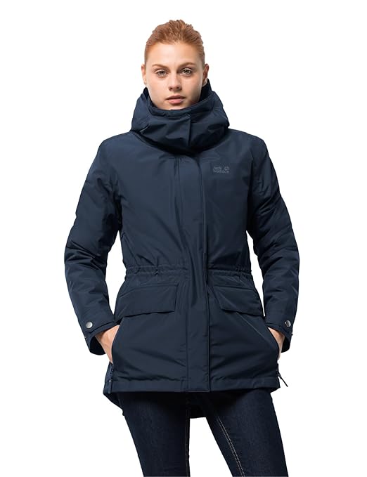 Jack Wolfskin Damen Tallberg Jacket Women 3-in-1-Kurzmantel Wasserdicht Winddicht Atmungsaktiv 3in1-Jacke
