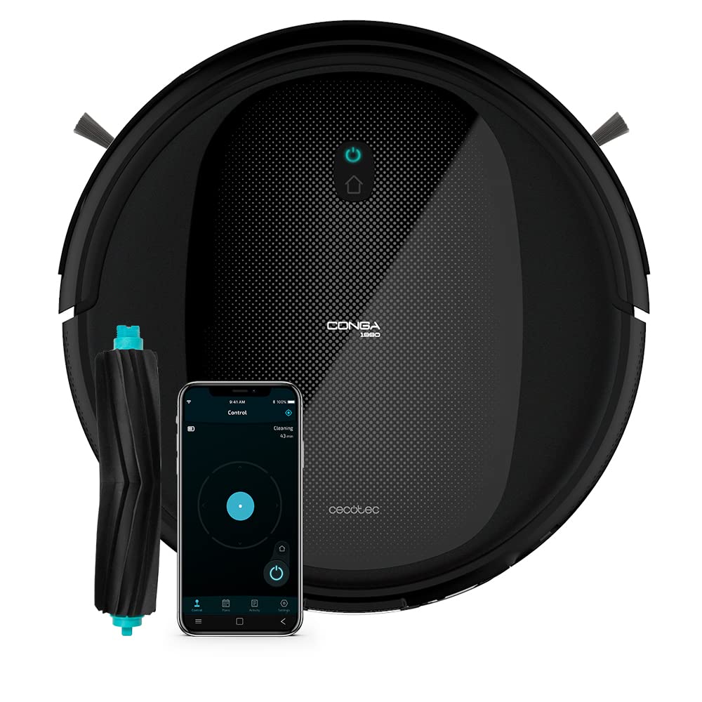 Cecotec-Robot-Aspirador-y-Friegasuelos-Conga-1990-Titanium-Tecnologia-Random-Autonomia-160-min-Potencia-de-succion
