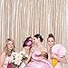 Shimmer Backdrop Curtain 7ftx7ft Champagne Blush Sequin Backdrop Photography Photo Booth Backdrop Background for Wedding Party