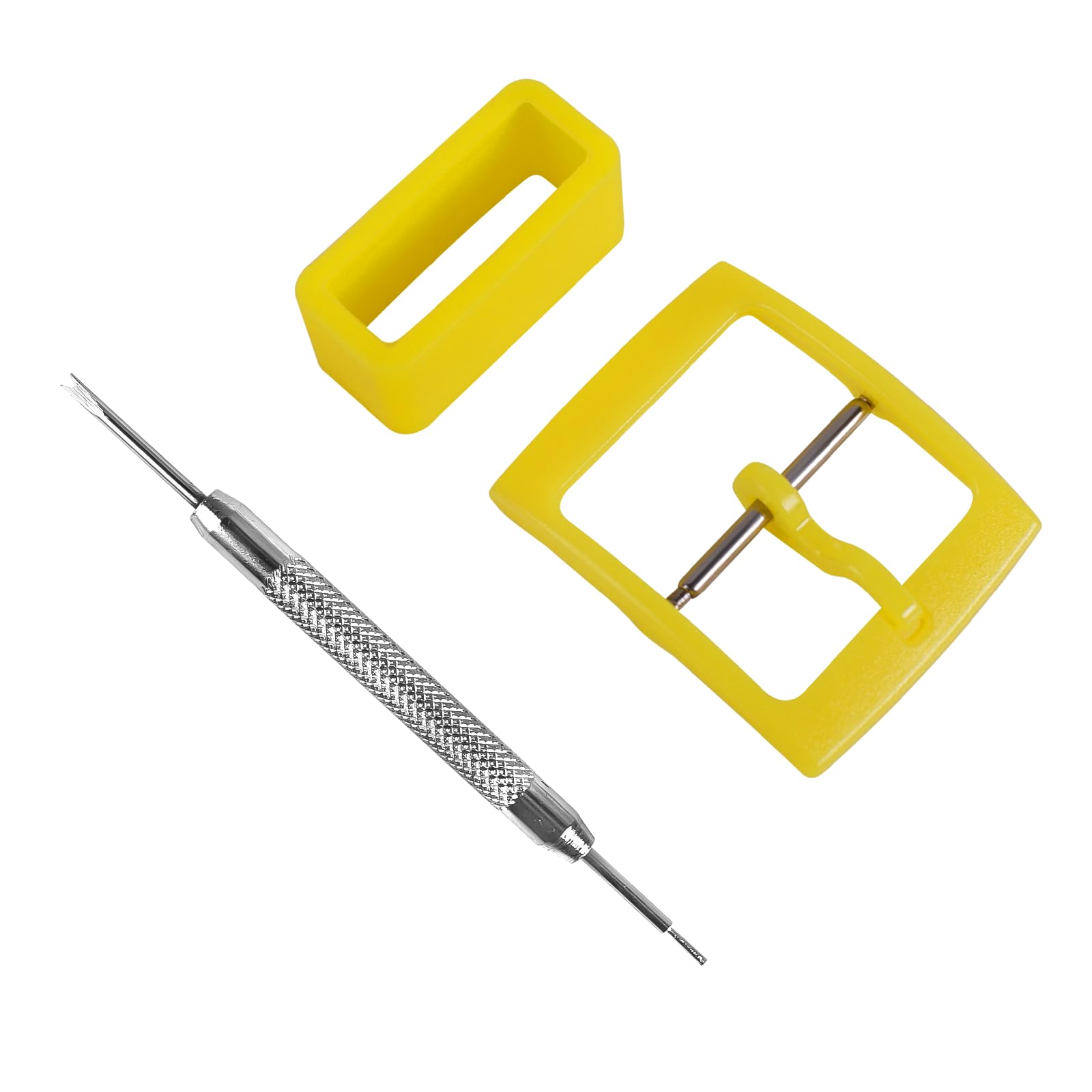 Mango Yellow 19mm Replacement Plastic Silicone Watch Loop Loop for Swatch Watch - Choice of Colours and Widths, Yellow, 19mm