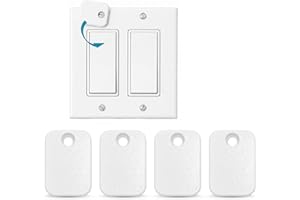 Light Switch Guard for Rocker/Decora Switch – Prevent Accidental On/Off – Low-Profile Childproof Cover – Protects Critical Ap