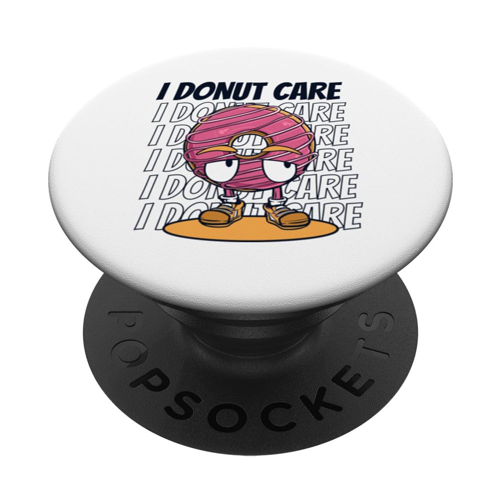 I Donut Care Doughnut Glazed Maker Lover Donut PopSockets Swappable PopGrip