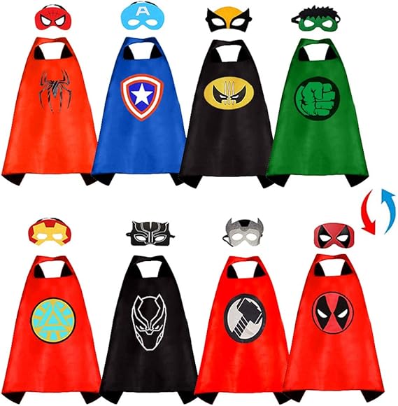 Superhero Capes Costumes for Boys Superhero Capes for Kids Dress up 4