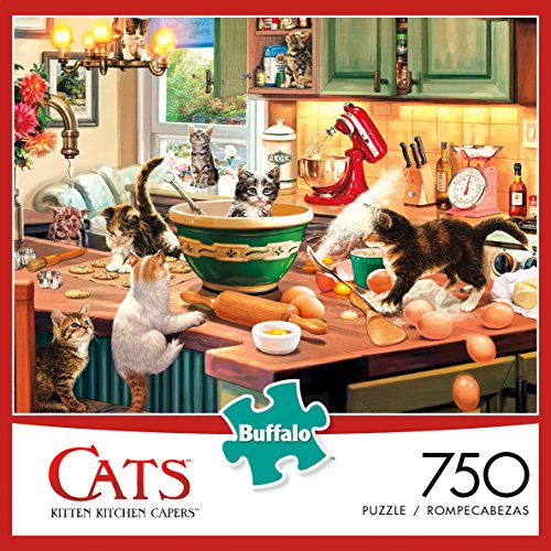 Buffalo Games Kitten Kitchen Capers Jigsaw Puzzle (750 Piece)