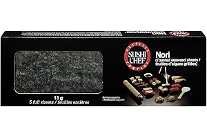 Sushi Chef Nori Toasted Seaweed Sheets 13g (0.45 Oz)